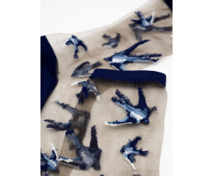 Chaussettes transparentes Andorinha Bleu 2