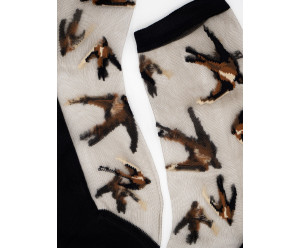 Chaussettes transparentes Andorinha Marron 2