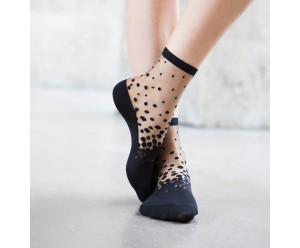 Chaussettes transparentes Nakameguro Black