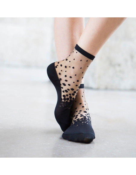 Chaussettes transparentes Nakameguro Black
