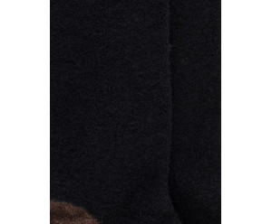 Plain socks Fleece wool socks - Black 2