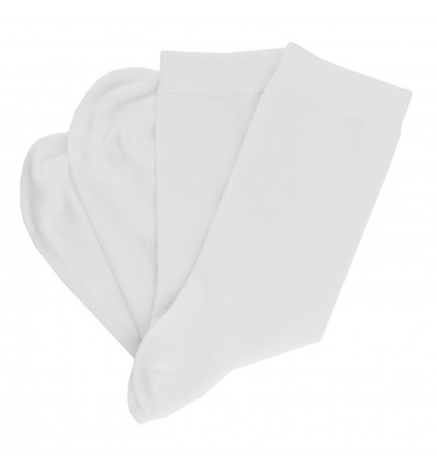 Doré Doré Chaussettes unies SOFT COTTON WHITE SOCKS