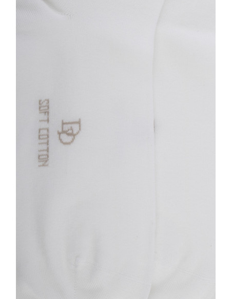 Doré Doré Chaussettes unies SOFT COTTON WHITE SOCKS