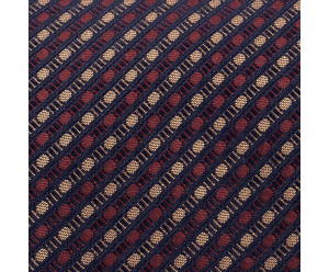 CRAVATES MARINE / BORDEAUX / OR 2