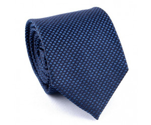 CRAVATES NAVY MOULINE BLEU ROI