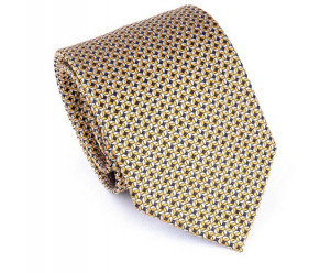 CRAVATES TANGRAM JAUNE/BLANC/NOIR