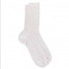 Chaussettes unies ELASTIC-FREE COTTON LISLE WOMEN SOCKS WHITE