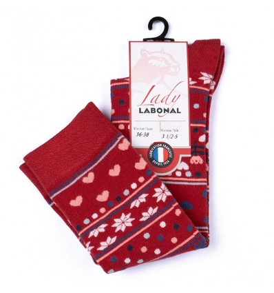 Home Knee high socks, christmas, red