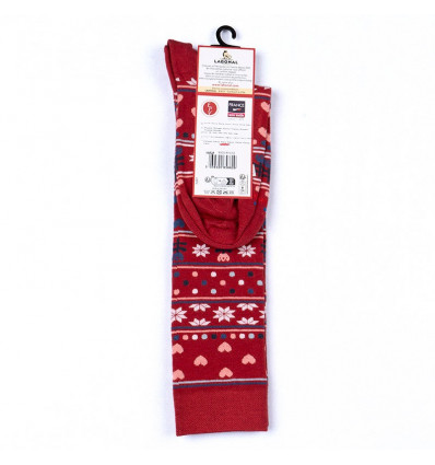 Home Knee high socks, christmas, red