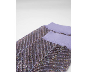 Chaussettes transparentes LES SAPINS LILAS 2