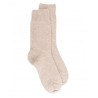 Doré Doré Chaussettes unies WOMEN SOCK - WOOL AND CASHMERE - beige