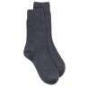 Doré Doré Chaussettes unies WOMEN SOCK - WOOL AND CASHMERE - dark grey
