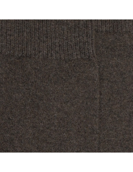 Doré Doré Chaussettes unies WOMEN SOCK - WOOL AND CASHMERE - DARK GREEN