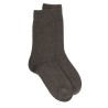 Doré Doré Chaussettes unies WOMEN SOCK - WOOL AND CASHMERE - DARK GREEN