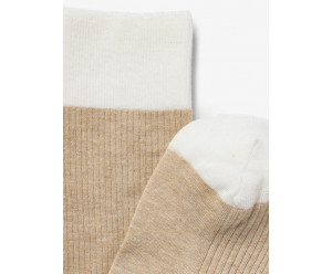 Mi-bas et guêtres unis MI BAS LINDA - ROYALTIES PARIS - BEIGE 2