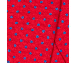 GANTS & MITAINES gants en coton rouge pois bleu 2