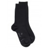 Chaussettes unies Chaussettes laine et coton - noir