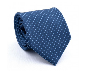 CRAVATES CRAVATE TWILL - BLEU POIS CIEL