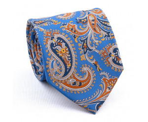 CRAVATES CRAVATE TWILL - PESLEY CIEL ORANGE