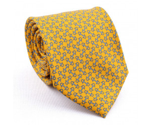 CRAVATES CRAVATE TWILL - MORS JAUNE
