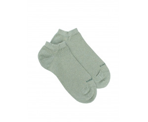 Doré Doré SOCQUETTES / CHAUSSONS / SOLERETTES CHAUSSON FEMME LUREX - Sauge - 36/41