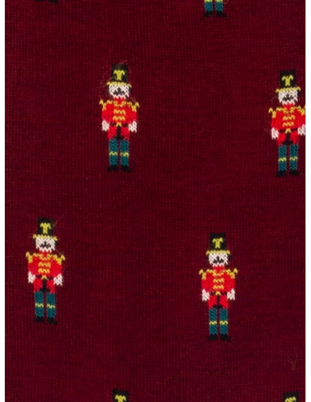Fefè Napoli Chaussettes fantaisies Fefe Napoli - Chaussette - Casse-Noisette Bordeaux