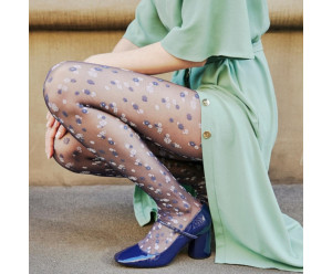 Collants fantaisies DORE DORE - COLLANT 20 DENIERS BLEU MARINE 2