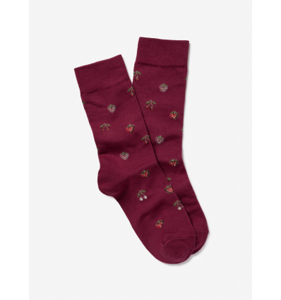 royalties paris fruit pattern socks