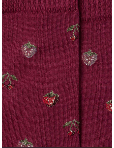 royalties paris fruit pattern socks