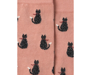 Royalties Paris - Chaussettes motif chats 2