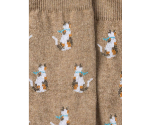 Royalties Paris - Chaussettes motif chats 2