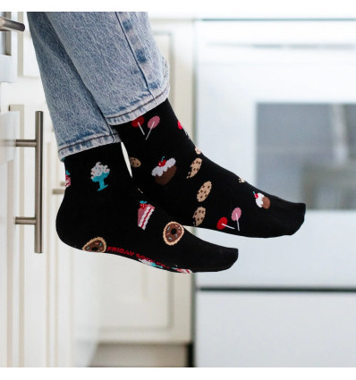 Chaussette à motif humoristique