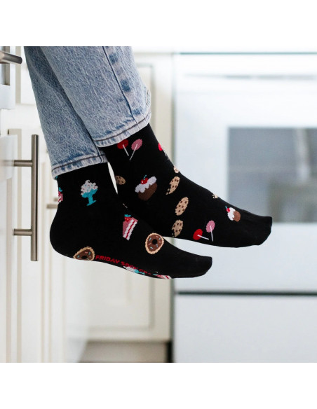 Chaussette à motif humoristique