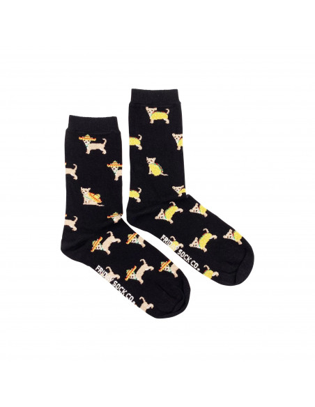 Chaussette à motif humoristique chihuahua