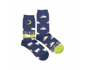 Chaussette à motif humoristique moutons