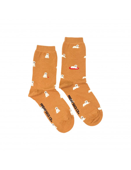Chaussette à motif humoristique golden