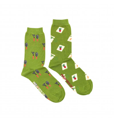 Chaussette à motif humoristique jardinage