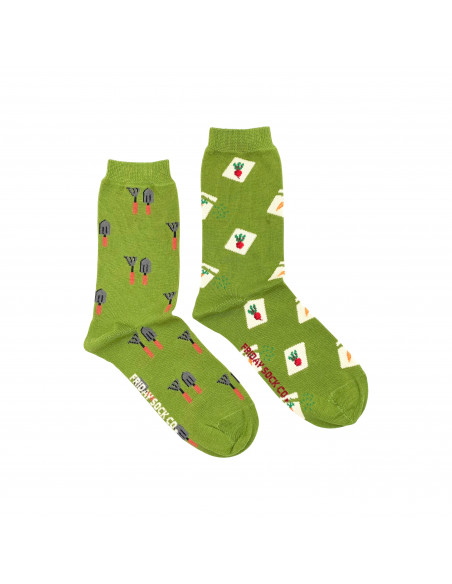 Chaussette à motif humoristique jardinage