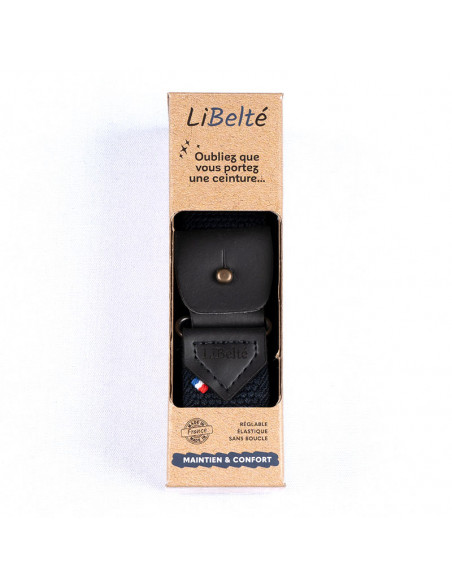 Ceinture Libelté mixte noir