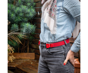 Ceinture Libelté mixte rouge 2