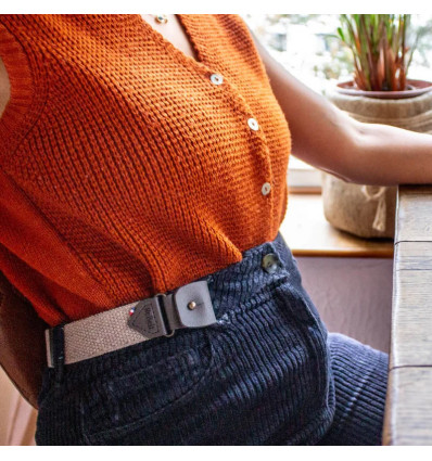 Ceinture Libelté mixte beige