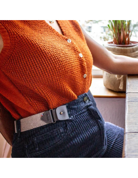 Ceinture Libelté mixte beige