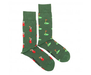 chaussettes dépareillées golf