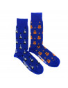 chaussettes dépareillées guitares