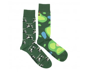 chaussettes dépareillées golf