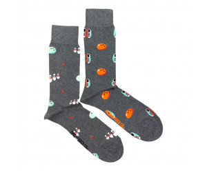 chaussettes dépareillées bowling
