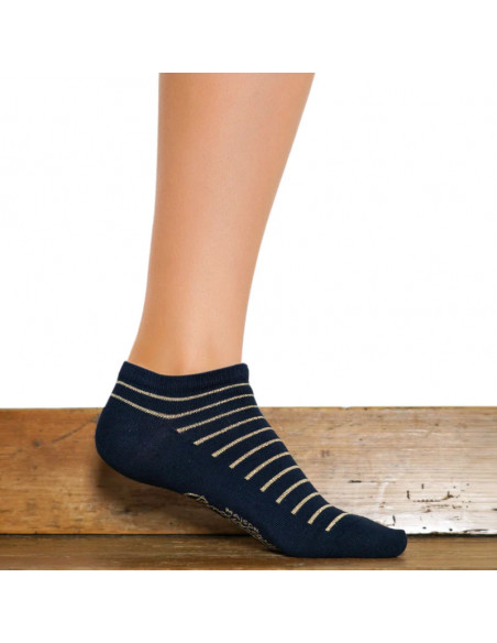chaussette courte à motif fabrication française