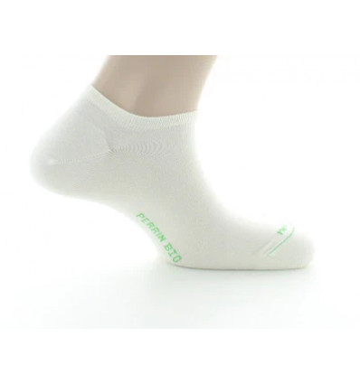 Perrin - chausson 100% coton biologique - blanc