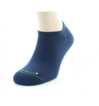 Perrin - chausson 100% coton biologique - marine