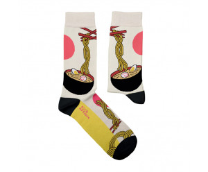 Chaussette motif japonais ramen